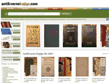 Tablet Screenshot of antikvarne-knjige.com